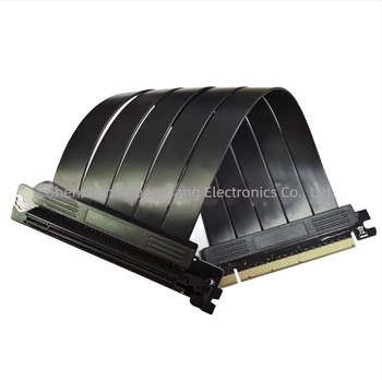 Καλώδιο επέκτασης γραφικής κάρτας PCIe 3.0 x16, ATX κουτί προσαρμογέας, 90° γωνία, κάθετος, 20 cm