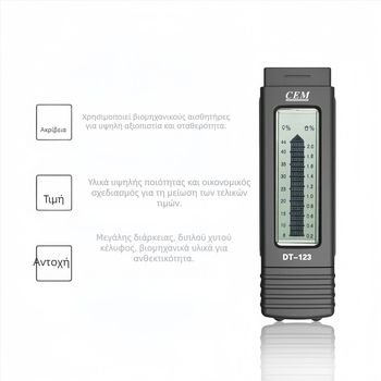 Huashengchang DT-123 Μετρητής Υγρασίας Ξύλου