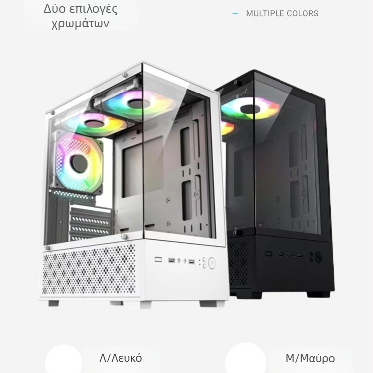X-2 Sea View Room θήκη υπολογιστή – MATX/ATX μεσαίου ύψους, ατσάλι, με τροφοδοτικό, μπροστινό USB 3.0