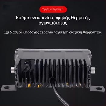 LED προβολέας αυτοκινήτου με λέιζερ, φως ομίχλης στην εμπρός μάσκα, εξωτερικός προβολέας υψηλής και χαμηλής δέσμης, εγκατεστημένος στην οροφή