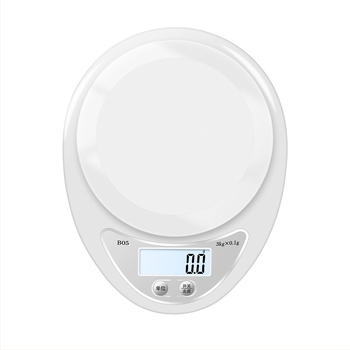 B05 Κουζίνας Ψηφιακή Ζυγαριά με 5 kg χωρητικότητα, ακρίβεια 1 g – συμπαγής ζυγαριά γραμμαρίων για το ψήσιμο