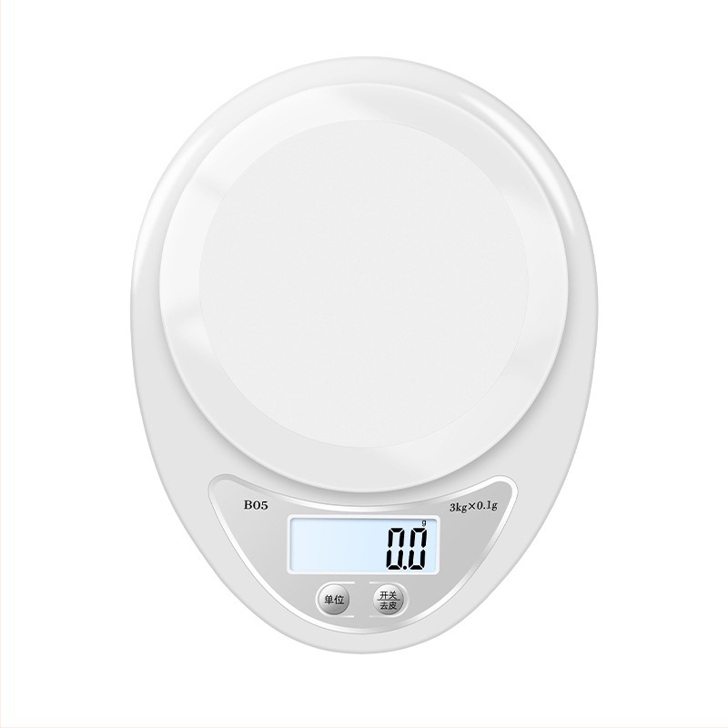 B05 Κουζίνας Ψηφιακή Ζυγαριά με 5 kg χωρητικότητα, ακρίβεια 1 g – συμπαγής ζυγαριά γραμμαρίων για το ψήσιμο