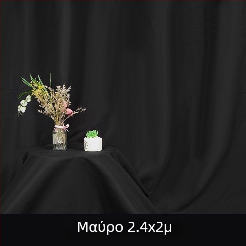 Αδιαφανές, ενισχυμένο μονόχρωμο ύφασμα φόντου για φωτογράφηση, κατάλληλο για πορτρέτα και νεκρή φύση, υπόβαθρο ζωντανών μεταδόσεων.