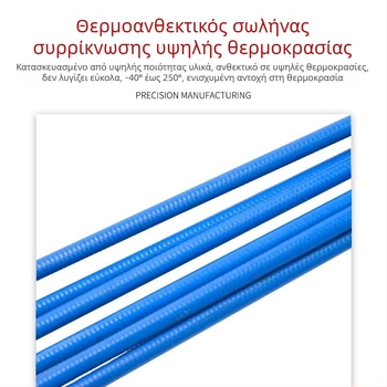 Πιστόλι συγκόλλησης με αέρια προστασία, σωληνάκι τροφοδοσίας ράβδων, τροφοδότης ράβδων, ελατήριο και σωλήνας καθοδήγησης (200/350/500A)