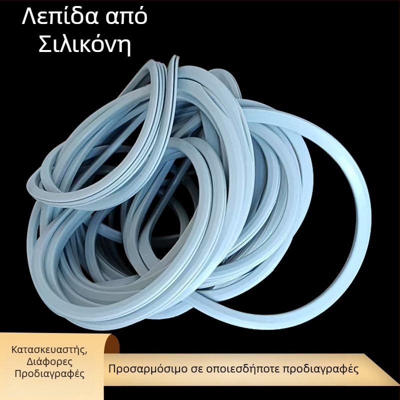 Υπερλεπτό αδιάβροχο σιλικόνο δαχτυλίδι σφράγισης σε σχήμα Ο με απορρόφηση κραδασμών