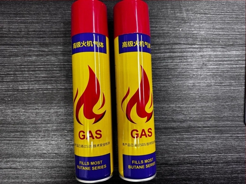 Mingyang 400 ml βουτάνιο αέριο για αναπτήρες με πλαστική βαλβίδα Wolong