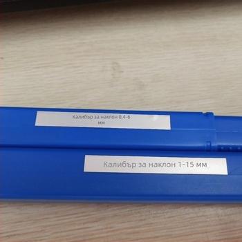 Σετ bevel gauge ακριβείας και wedge feeler gauge για μέτρηση κενών