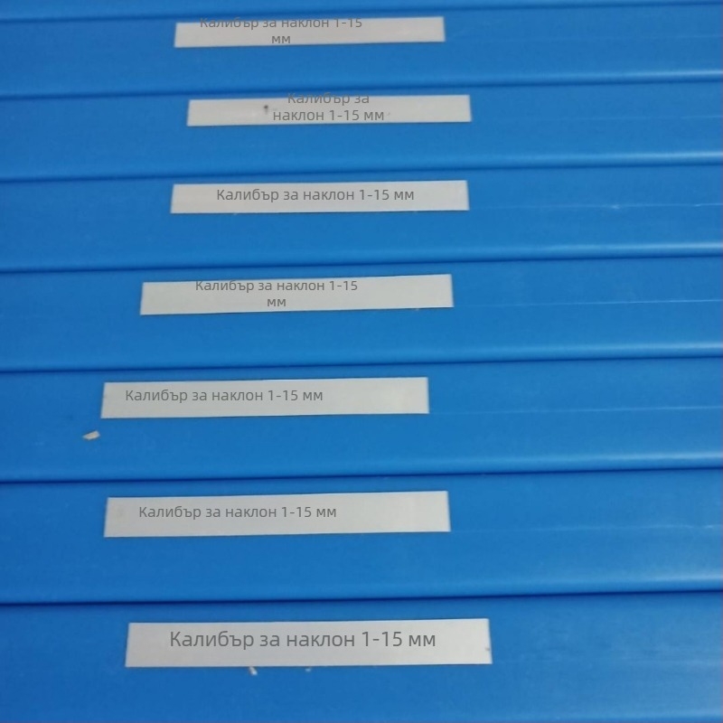 Σετ bevel gauge ακριβείας και wedge feeler gauge για μέτρηση κενών