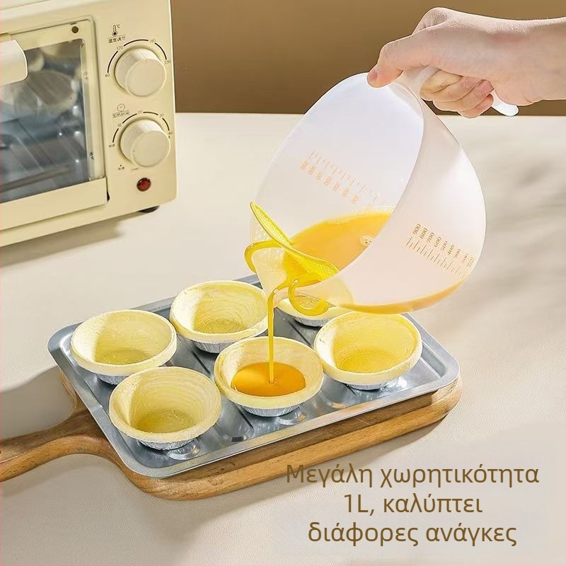 Μεγάλη χωρητικότητα κάδου φιλτραρίσματος με κλίμακα μέτρησης, μπολ ανάμειξης αυγών, φίλτρο υγρών αυγών και κόσκινο για αρτοποιία