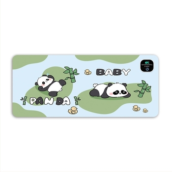 Panda θερμαινόμενη επιφάνεια ποντικιού – υπερμεγέθη επιφάνεια γραφείου για υπολογιστή, γραφείο και παιχνίδια, διαστάσεις 60×30 εκ, 80×30 εκ ή 90×40 εκ