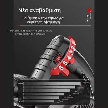 Μηχανή κοπής με ρύθμιση ταχύτητας για ξυλουργικές εφαρμογές, φορητός κοπτήρας αυλακώσεων για πλακάκια, πέτρα και μέταλλο, ηλεκτρικό πριόνι μαρμάρου για ταχεία κοπή