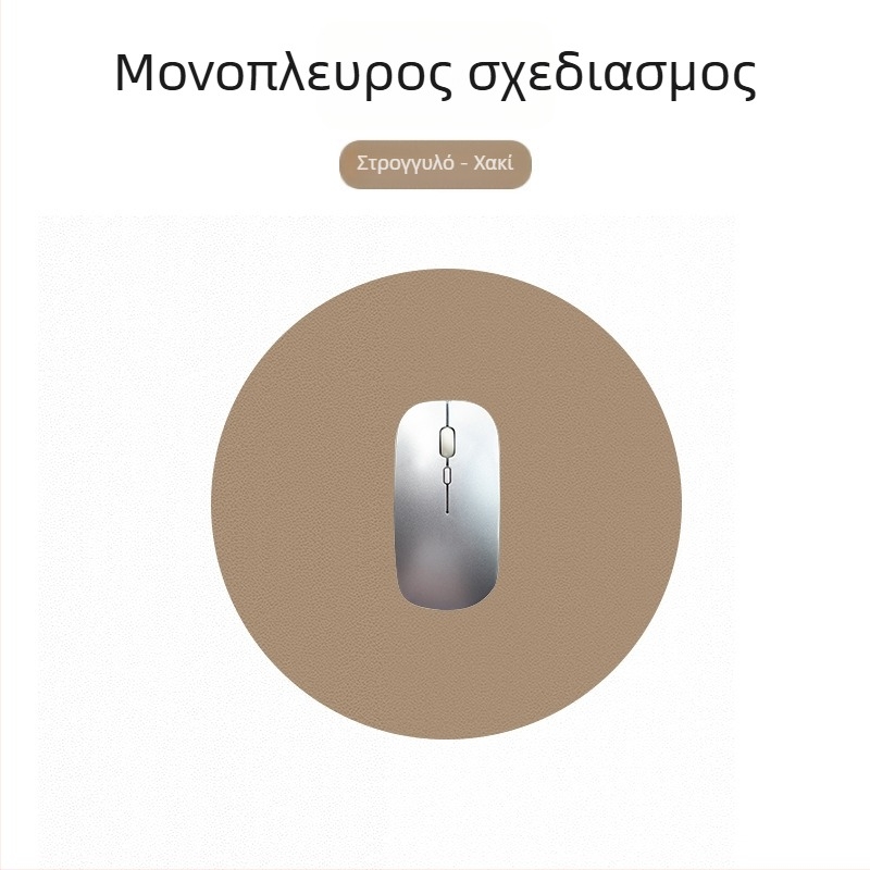 Μεγάλη επιφάνεια ποντικιού για υπολογιστή, αδιάβροχη επιφάνεια PVC δέρματος για γραφείο, διπλής όψης αντιολισθητική με σχέδιο λογότυπου