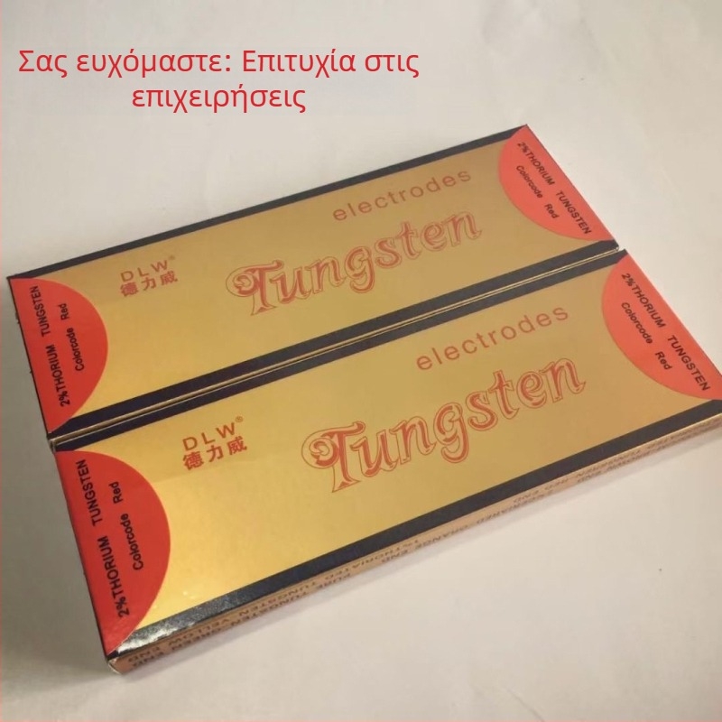 Ανοξείδωτος χάλυβας βελόνα-ηλεκτρόδιο βολφράμιου, κόκκινο άκρο, εξοπλισμός συγκόλλησης TIG, ηλεκτρόδιο 1,6 mm, TIG τόξο 2,0/2,4 mm