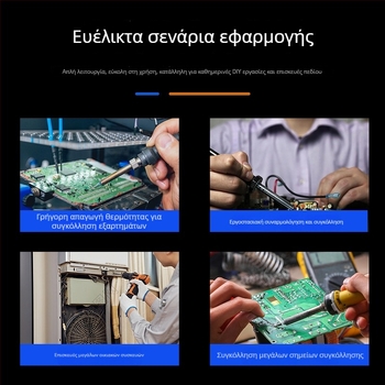Κολλητήρι συγκόλλησης με ψηφιακή οθόνη, υψηλής ισχύος, ρυθμιζόμενη θερμοκρασία, μακρά διάρκεια ζωής, 100–200 W, άκρες λεπίδας και σε σχήμα αλόγου, πιστόλι συγκόλλησης βιομηχανικού επιπέδου