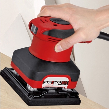 Quanyou 220V ηλεκτρικός επίπεδος ζώνης τριβής για έπιπλα, τοίχους και στόκο – εργαλείο λείανσης ξυλουργικής