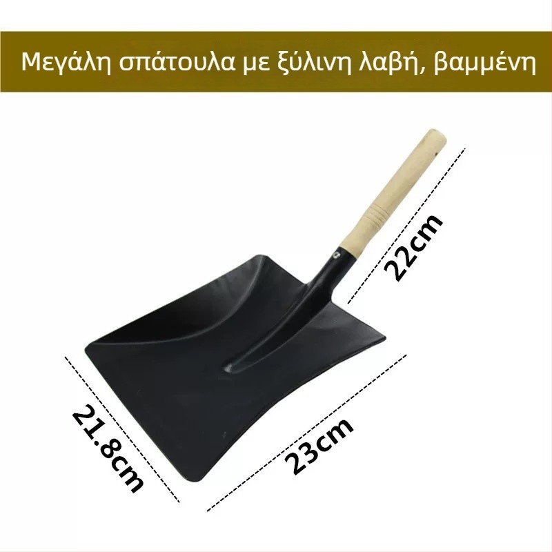 Σιδερένιο φτυάρι κήπου, μικρό εργαλείο για φύτευση λουλουδιών, σε γλάστρες και λαχανικά