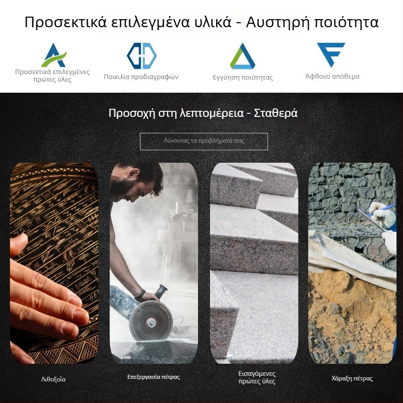 M14 δίσκος κοπής γωνιακού τροχού με φλάντζα για γρανίτη, μάρμαρο και πλακάκια — ξηρή κοπή, σκαλίσματα, χαρακτική και γυάλισμα, μικρός δίσκος κοπής
