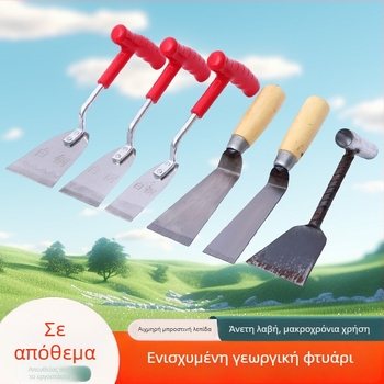 Κηπουρικό φτυάρι για λαχανικά και σκόρδο, μικρό μεταλλικό φτυάρι για φύτευση λουλουδιών, ξερίζωμα ζιζανίων και μεταφύτευση