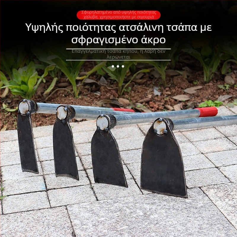 Σφυρηλατημένο εργαλείο κηπουρικής για λουλούδια, ολόσωμη ατσάλινη κατασκευή, μήκος 50 cm, για ρίζες δέντρων