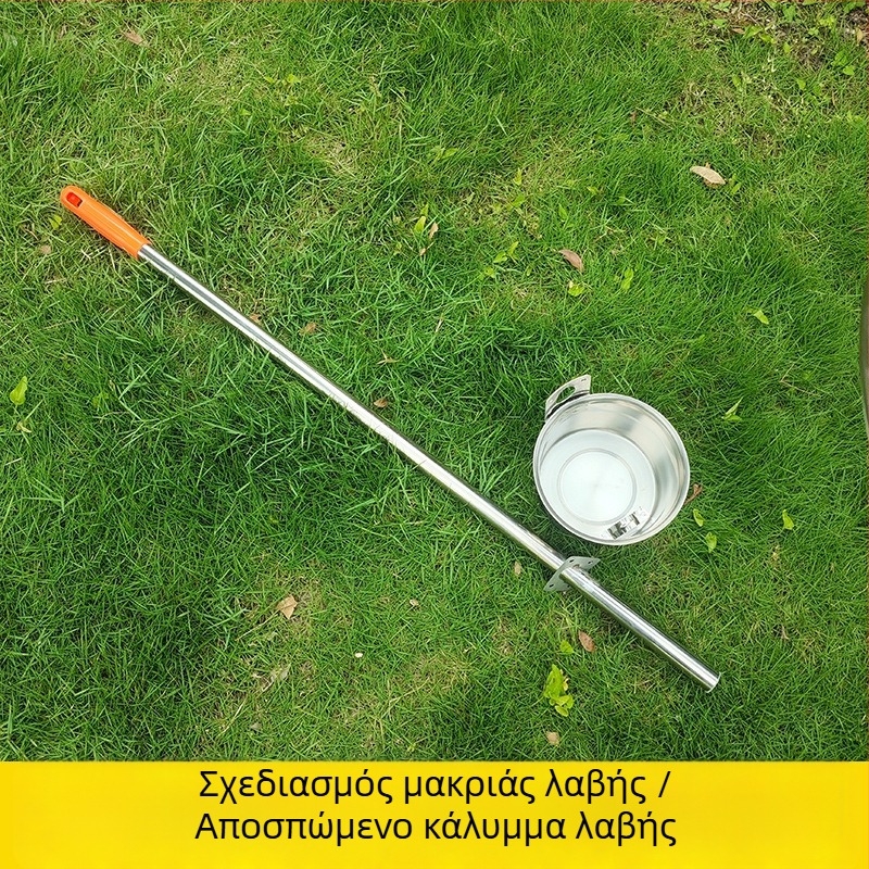 Γεωργική κουτάλα ποτίσματος από ανοξείδωτο ατσάλι, παραδοσιακή κουτάλα για άρδευση σε θερμοκήπια και σε κηπευτικά χωράφια