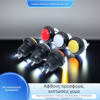 Προσαρμοσμένος βιομηχανικός διακόπτης κουμπιού, σειρά C312W – μακράς διάρκειας, αδιάβροχος, Direct-Plug, διπολικός