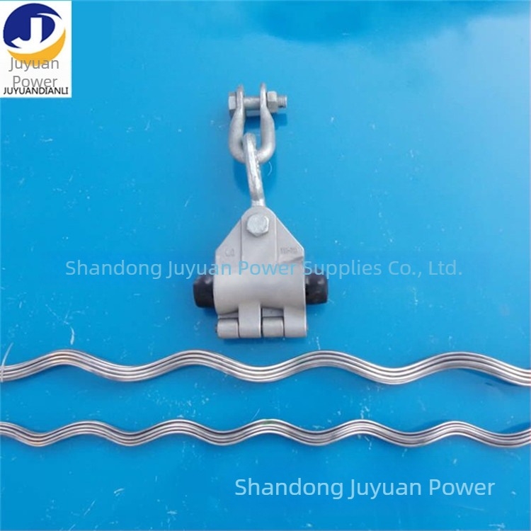 ADSS οπτικό καλώδιο: κλιπ κρεμάς με προ-στρέψιμο από κράμα αλουμινίου, απόσταση 200 μ