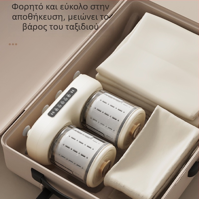 Νέας σχεδίασης ασύρματο μίνι πλυντήριο εσωρούχων με διπλό κάδο