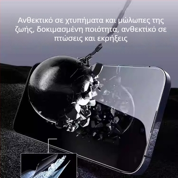 Pinsheng Προστατευτικό οθόνης από θερμοκατεργασμένο γυαλί για iPhone 17 Pro Max, 14, 13 — Αντι-κατασκοπευτικό, Πλήρης Οθόνη, HD