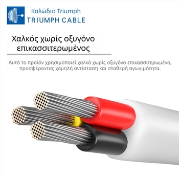 Αγωγός με εξωτερική επικάλυψη FEP και μόνωση FEP, αντοχή 600V, AFF4×0,2 mm