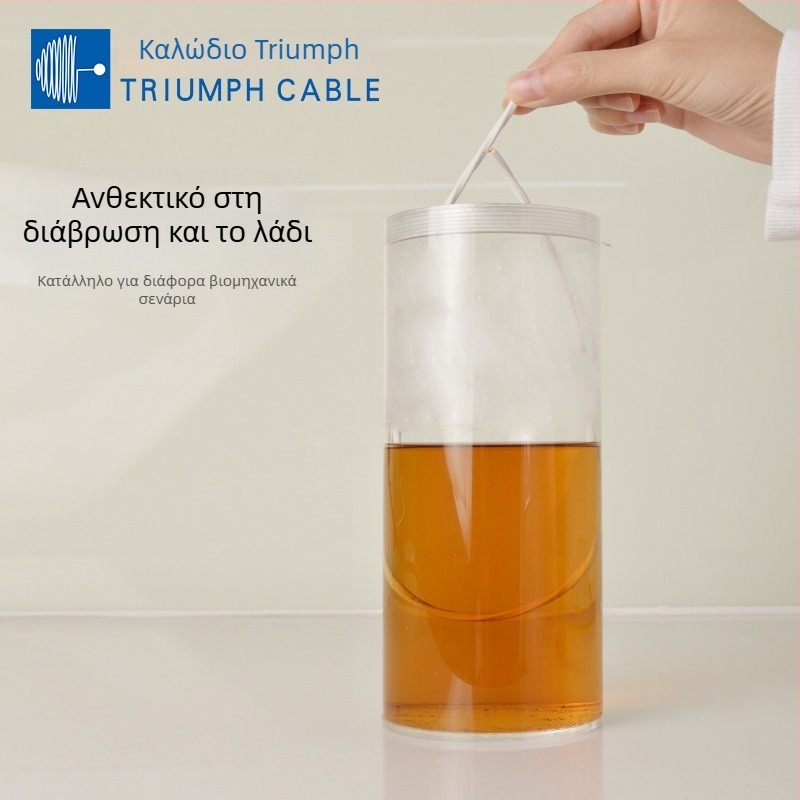 Αγωγός με εξωτερική επικάλυψη FEP και μόνωση FEP, αντοχή 600V, AFF4×0,2 mm