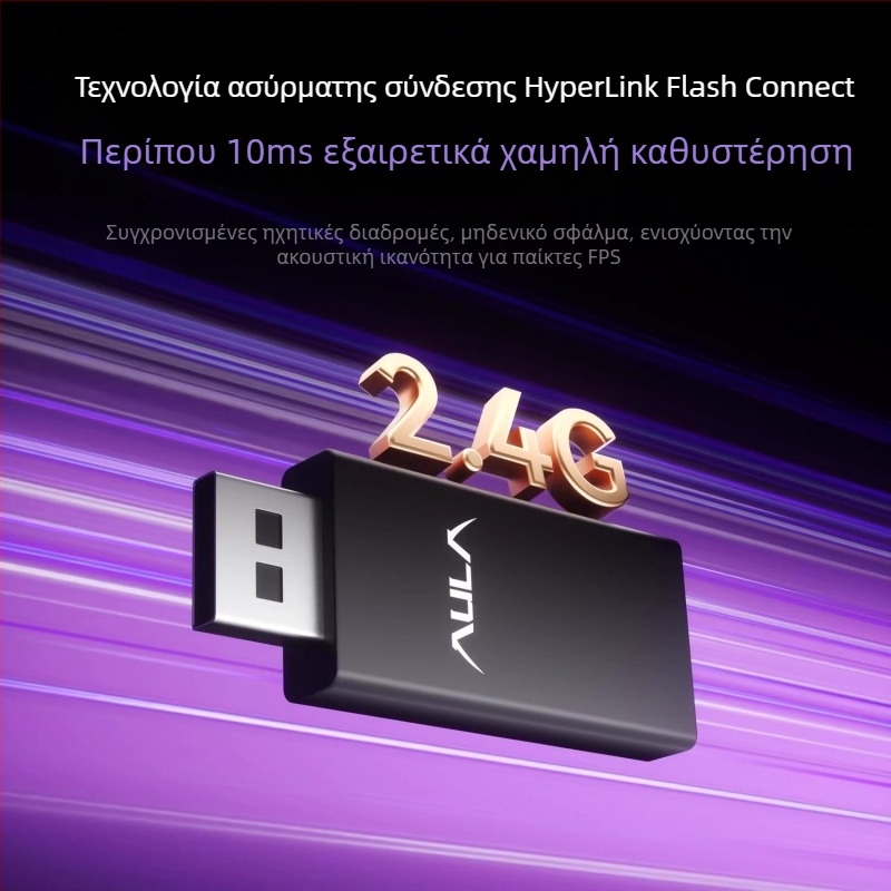 Wolf Spider G7Pro Ασύρματα ακουστικά με Bluetooth, τρία επίπεδα εξουδετέρωσης θορύβου, ήχος υψηλής ποιότητας, μικρόφωνο, χαμηλή καθυστέρηση για παιχνίδια