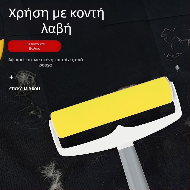Πλενόμενος ρολός απομάκρυνσης μαλλιών με μακριά λαβή, οικιακή χρήση