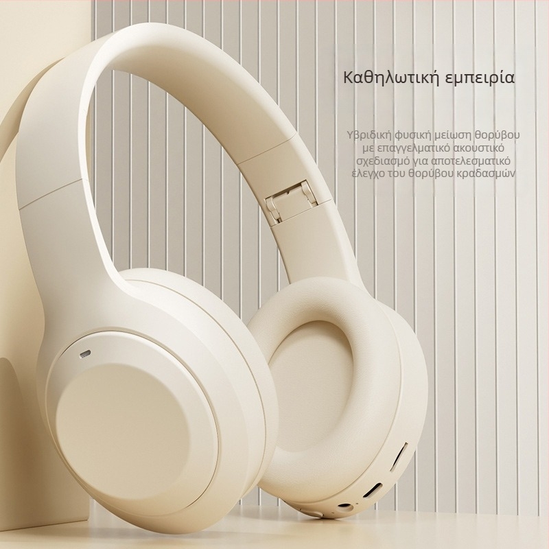 M5 Ασύρματα Bluetooth ακουστικά τύπου over-ear, αναδιπλώσιμα, στερεοφωνικά, 3,5 mm, με μικρόφωνο