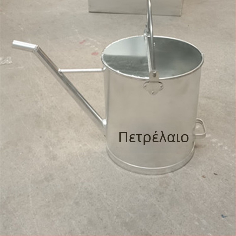 30 L κυκλικό αλουμινένιο δοχείο πλήρωσης με μακρύ στόμιο, ανθεκτικό στην έκρηξη, για βυτιοφόρα σταθμών καυσίμων