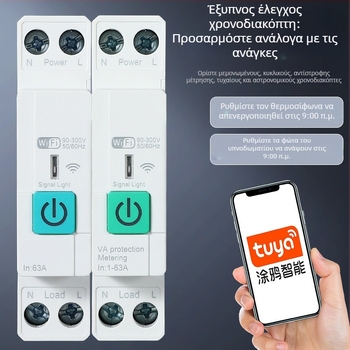 Zigbee Έξυπνος Διακόπτης Κυκλώματος με Wi‑Fi Διακόπτη, Απομακρυσμένος Έλεγχος και Χρονισμένη Παρακολούθηση Κατανάλωσης Ενέργειας