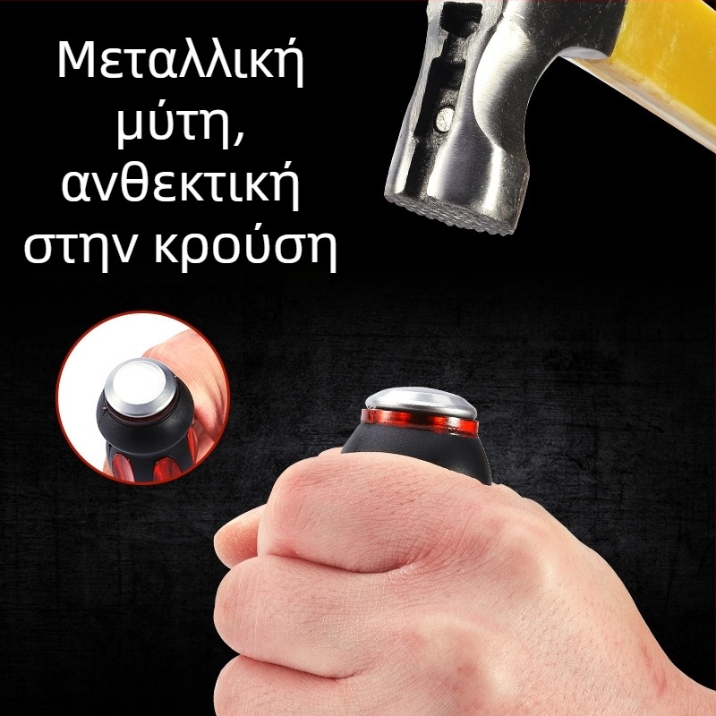 Regt Steel σετ κατσαβιδιών Philips και επίπεδων κεφαλών, από χρωμοβάνδιο χάλυβα, μαγνητικά, αντιολισθητικές PVC λαβές, διάμετρος 1–8 mm, 175 g