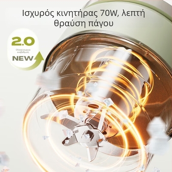 Bear φορητός οικιακός αποχυμωτής για φρούτα και λαχανικά, μοντέλο LLJ-E03U1