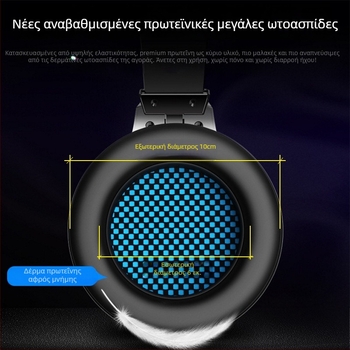 X8 ενσύρματα ακουστικά παιχνιδιών με 3,5 mm υποδοχή για PC και φορητούς υπολογιστές