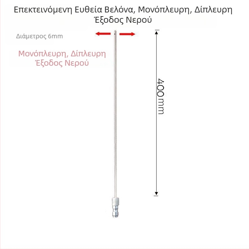 Ανοξείδωτο ακροφύσιο ψεκασμού υψηλής πίεσης με γρήγορη σύνδεση για πλυντήρια — ακροφύσιο πολλαπλών λειτουργιών
