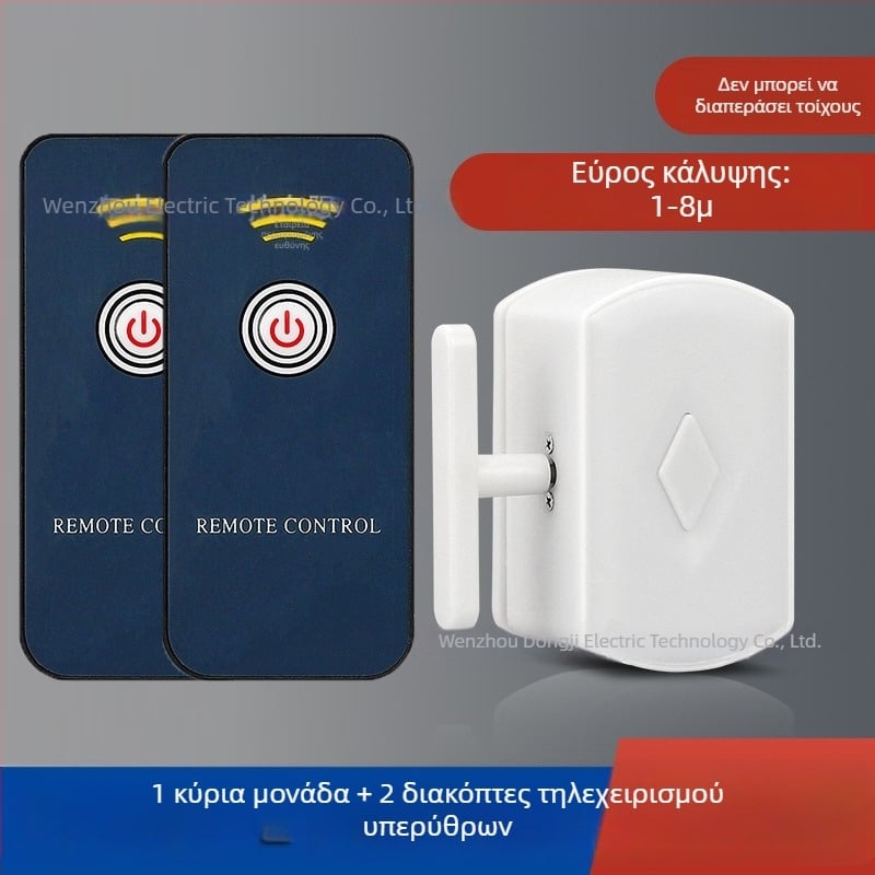 Έξυπνος ασύρματος διακόπτης φωτισμού με τηλεχειριστήριο για κοιτώνες φοιτητών