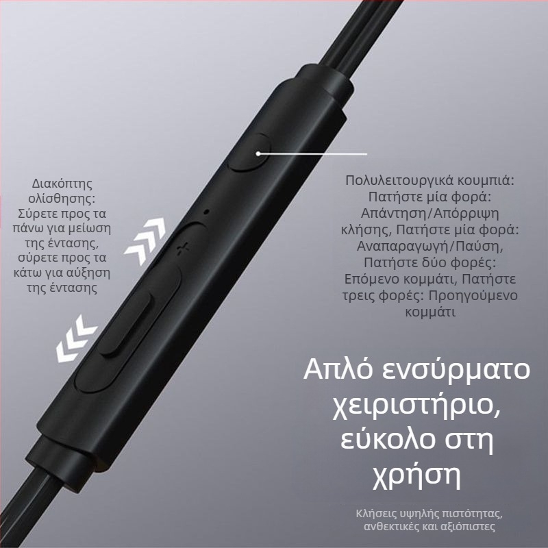Ενσύρματα in-ear ακουστικά, υψηλής ποιότητας ήχος, Type-C, ψηφιακός ήχος με μπάσο, για Huawei και Xiaomi
