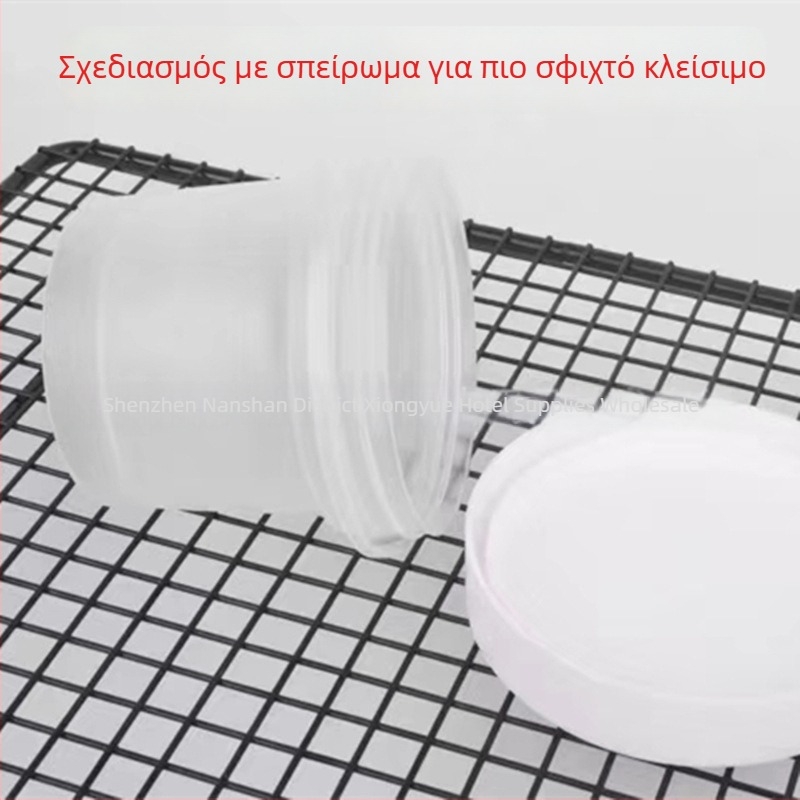 Χοντρό κύπελλο παγωτού με καπάκι, σφραγισμένο πλαστικό κύπελλο για γλυκά και mousse, κατάλληλο για συντήρηση στο ψυγείο