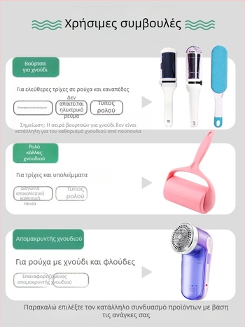 Ρολό Αφαίρεσης Τριχών για Μαλλιού Παλτά και Ρούχα – Απομάκρυνση Τριχών