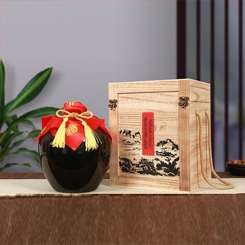 Baijiu σε ξύλινο δώρο κουτί για φιάλη, 2,5 кг, προσαρμόσιμη ξύλινη συσκευασία