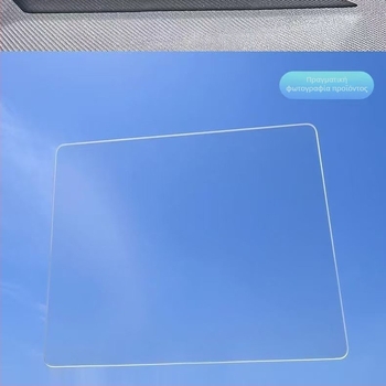 Pad ποντικιού από tempered glass για gaming, μικρού μεγέθους, μονής όψης, λεία αντιστατική επιφάνεια, Full HD