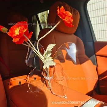 Πλαστικό βάζο με πεταρούδα σε σκανδιναβικό στυλ για διακόσμηση σπιτιού, σαλόνι, τεχνητά λουλούδια, μινιμαλιστικός σχεδιασμός
