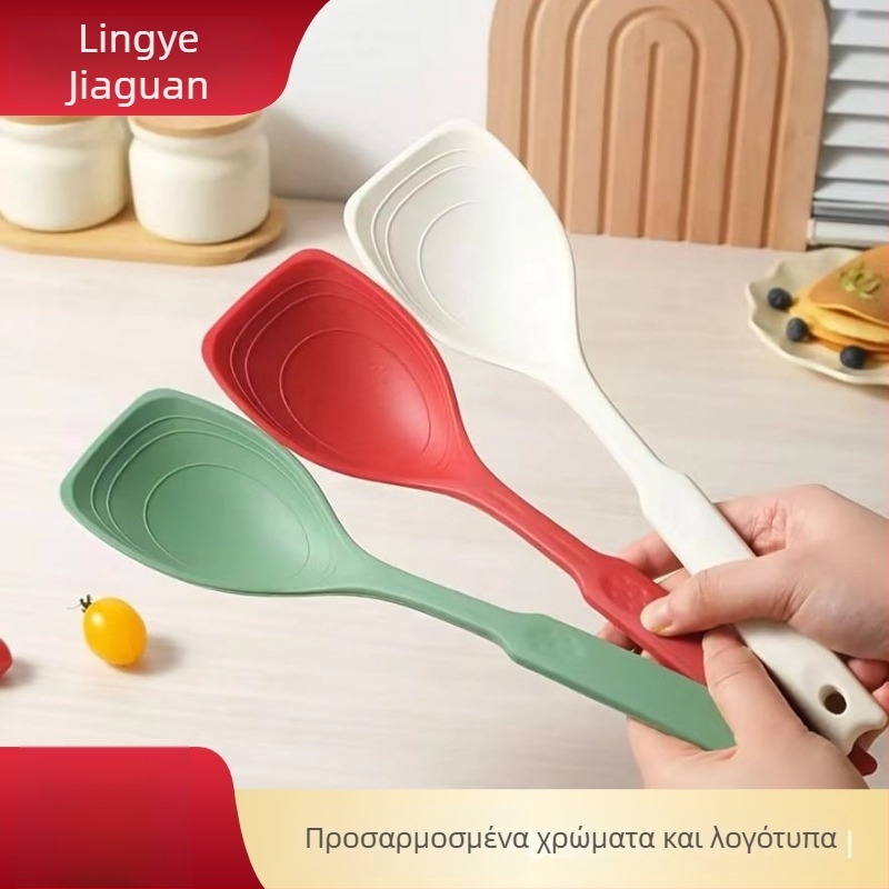 Σετ σιλικόνης κουζίνας: ανθεκτικές σε υψηλές θερμοκρασίες σπατουλες για αντικολλητικά τηγάνια, κουτάλι σούπας, σουρωτήρι, σιλικόνη κατάλληλη για τρόφιμα