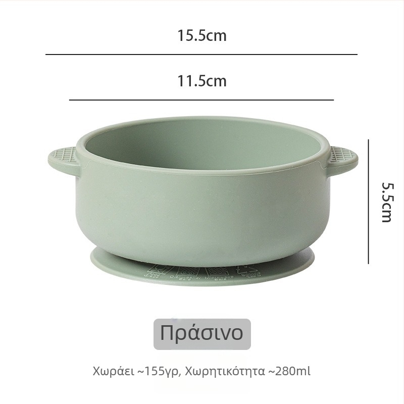 Σιλικονούχο μπολ κατοικίδιων με βεντούζα, αντι-αναποδογύρισμα, για γάτες και σκύλους, αργό φαγητό, εύκολος καθαρισμός