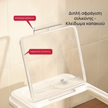 Οικιακό δοχείο αποθήκευσης ρυζιού, 2026 νέο μοντέλο, ανθεκτικό σε έντομα και υγρασία, σφραγισμένο για ρύζι, αλεύρι, γάτες και σκύλους