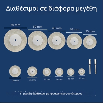 Διαμαντόδισκοι και εξαρτήματα για ηλεκτρικό γωνιακό τροχό – μικροδίσκοι κοπής, καθαρισμός αρμών и γυάλισμα πλακιδίων από γυαλί και κεραμικά